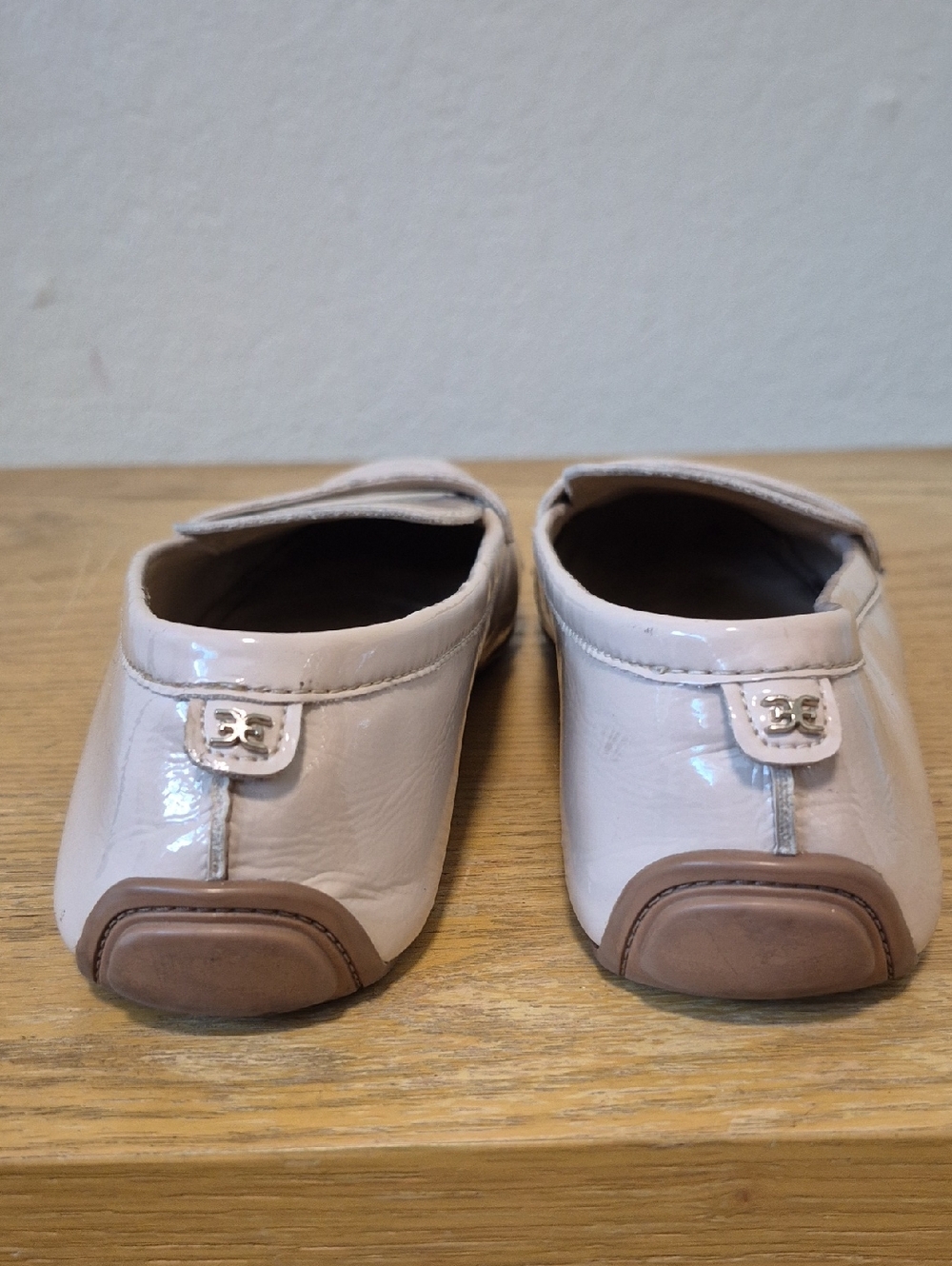 Sam Edelman Creme Rose Tucker Penny Loafer Sz 7.5 Good Condition - Picture 5 of 11